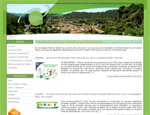 Tablet Screenshot of paysprovenceverte.fr